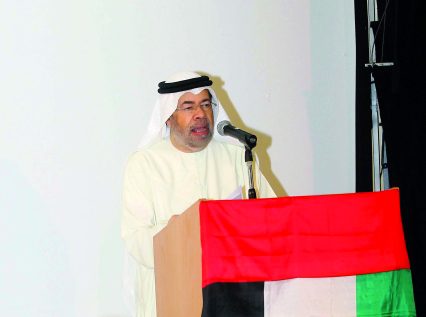 "■ حبيب الصايغ يلقي كلمته"