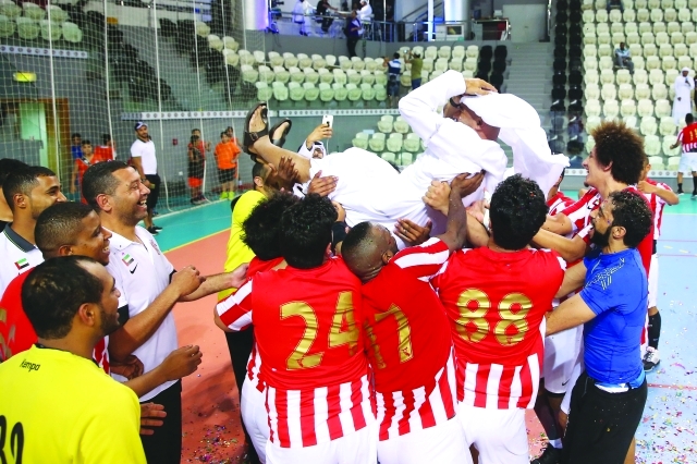"■ فرحة الجزيرة بالفوز والتتويج | تصوير: مجدي اسكندر"