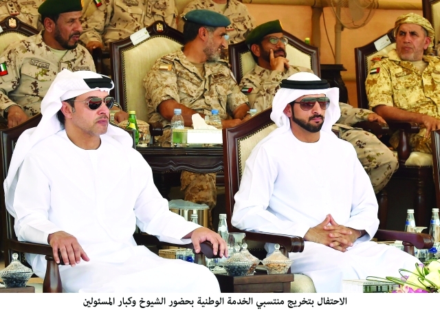 "■ حمدان بن محمد وهزاع بن زايد"