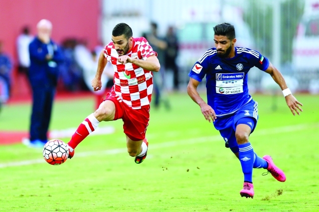 "■ من لقاء الفجيرة والنصر في الدور الأول | البيان"