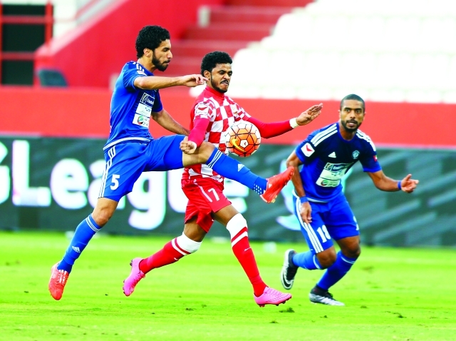 "■ من لقاء النصر والفجيرة في الدور الأول | البيان"