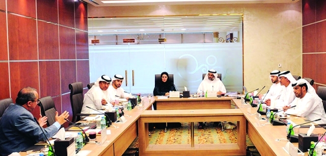 "■ جانب من اجتماع اللجنة في المجلس الوطني الاتحادي | البيان"