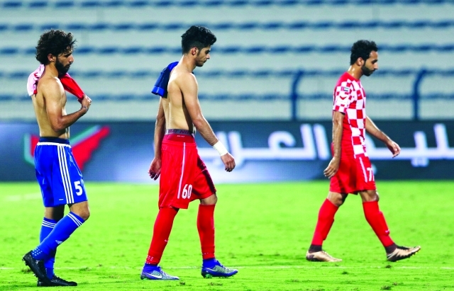 "■ الفجيرة فرط في النقاط فلم يوفق في الاستمرار بين الكبار | تصوير - دينيس مالاري"