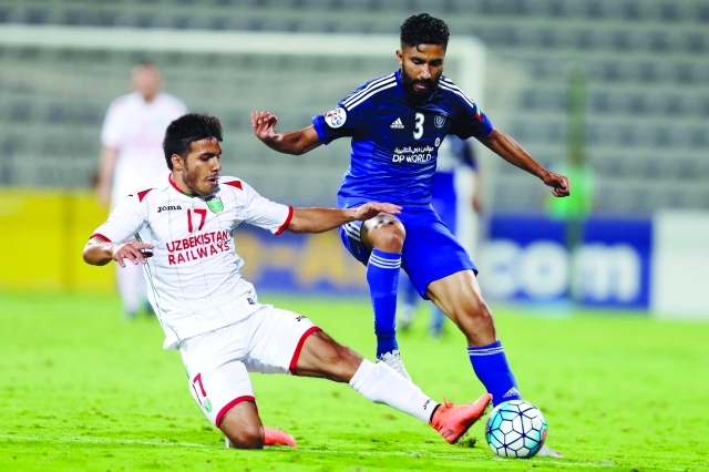 "■ من لقاء النصر ولوكوموتيف الأوزبكي في دوري أبطال آسيا | تصوير: سالم خميس"