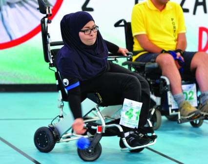 "■ جانب من منافسات دولية سابقة في البوتشيا | البيان"