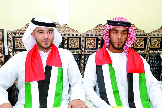 "■ الشقيقان مشعل وعلي المدحاني"