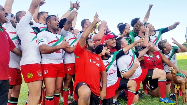 "■ أبطال الرجبي وفرحة عارمة باللقب | البيان"