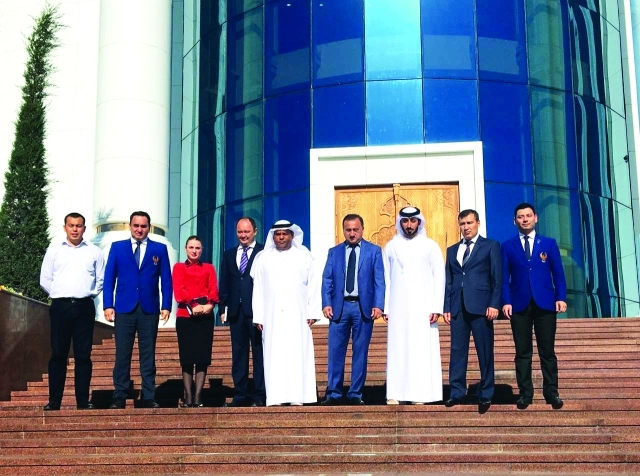 "■ الشعفار يتوسط المسؤولين بالاتـحاد الأوزبكي للدراجات | البيان"