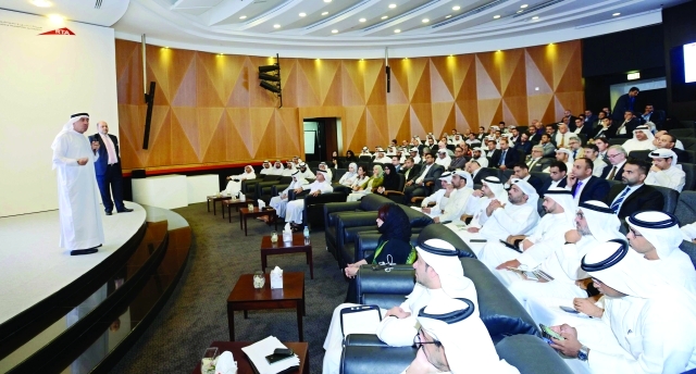 "■ جانب من ورش عمل تطبيق منظومة الجيل الرابع للتميز الحكومي | من المصدر"