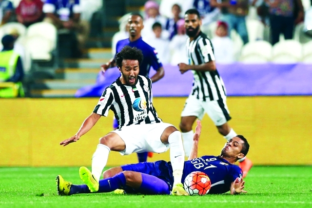 "■ من مباراة الجزيرة والعين في الجولة العشرين لدوري الخليج العربي | البيان"