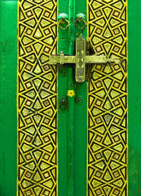 "■ باب المنبر العثماني في المسجد النبوي الذي أمر بصنعه السلطان مراد الثالث"