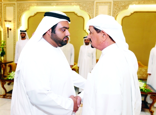 "حاكم عجمان يتلقى تهاني ولي عهد الفجيرة | وام"