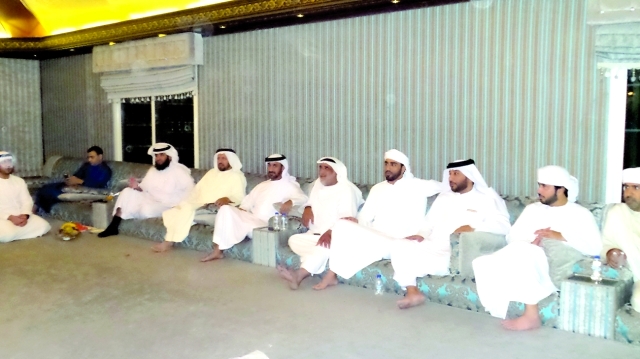 "■ جانب من المشاركين في المجلس الرمضاني | من المصدر"