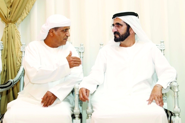 "■ محمد بن راشد معزياً بشهيد الوطن عبد الله اليماحي"