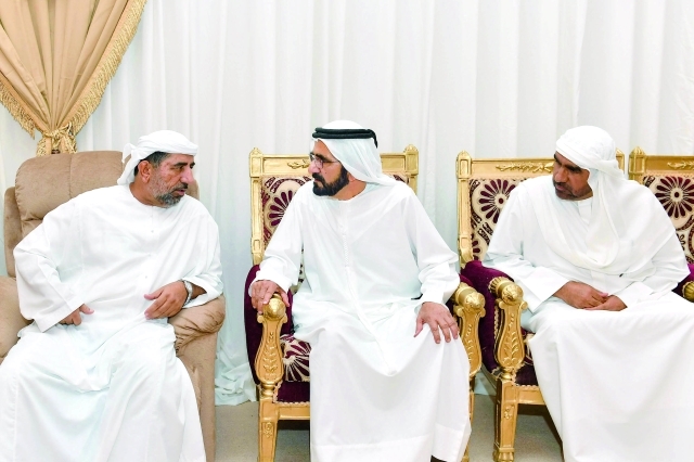 "■ سموه في حديث مع ذوي الشهيد الزيودي"