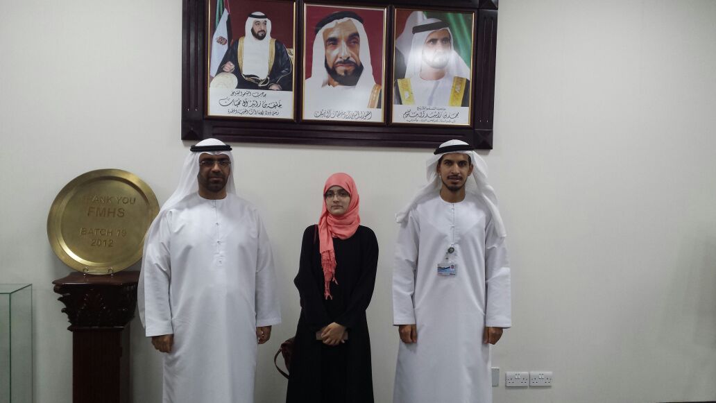 هاجر القطيفان تنهي إجراءات التسجيل في كلية الطب بجامعة الإمارات