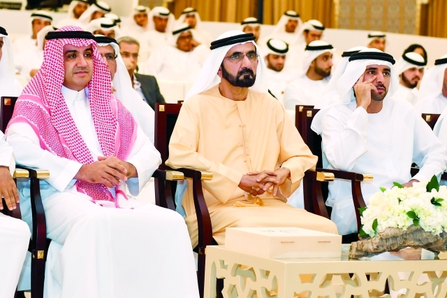 "■ محمد بن راشد وحمدان بن محمد ووليد الإبراهيم"