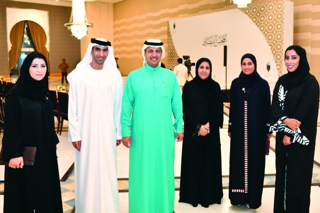 "ثاني الزيودي وميثاء الشامسي وعهود الرومي ومنى المرى وعزة سليمان وعيد اليحيى"