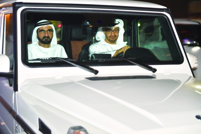 "محمد بن راشد ومحمد بن زايد"