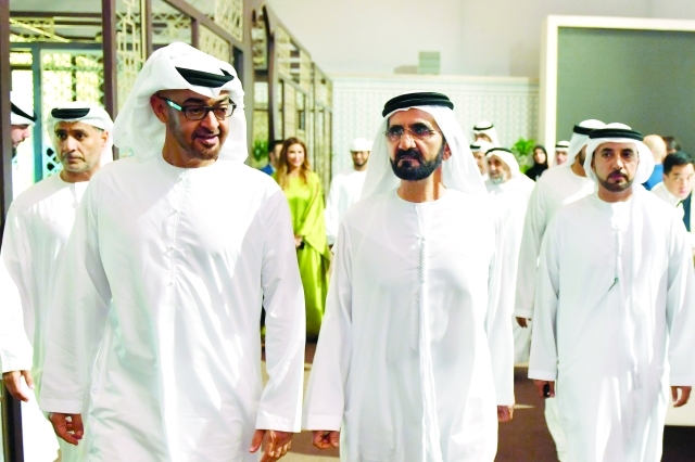 "■سموهما خلال اللقاء بحضور سلطان السبوسي"