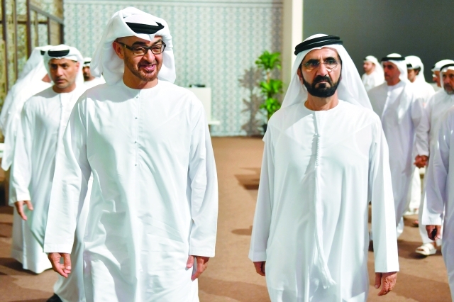 "■ محمد بن راشد ومحمد بن زايد"