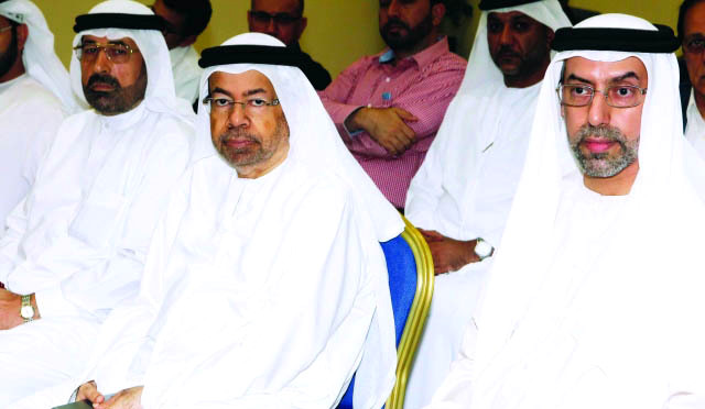 "■ الظاهري والصايغ خلال الامسية"
