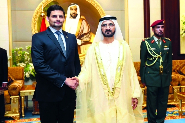 "نائب رئيس الدولة مرحباً بالسفراء الجدد"