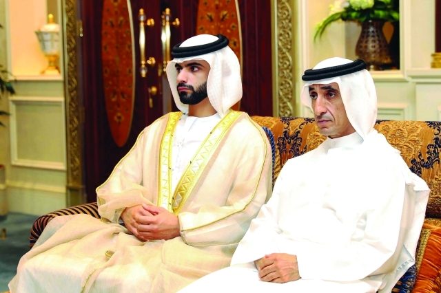 "منصور بن محمد وسعيد بن مكتوم"