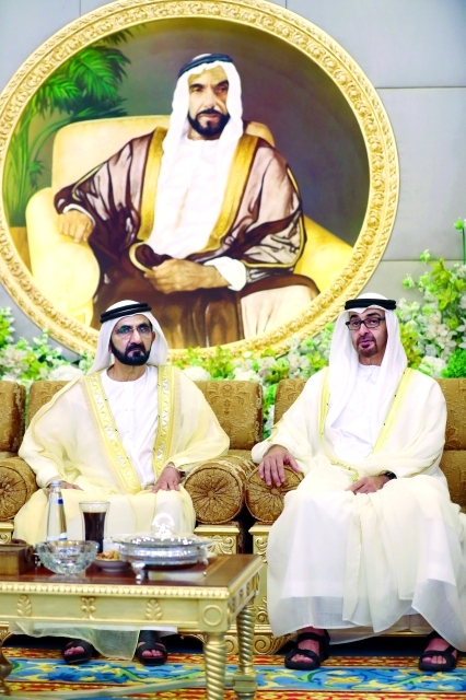 "محمد بن راشد ومحمد بن زايد"