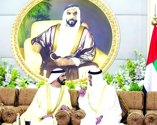 "محمد بن راشد ومحمد بن زايد"