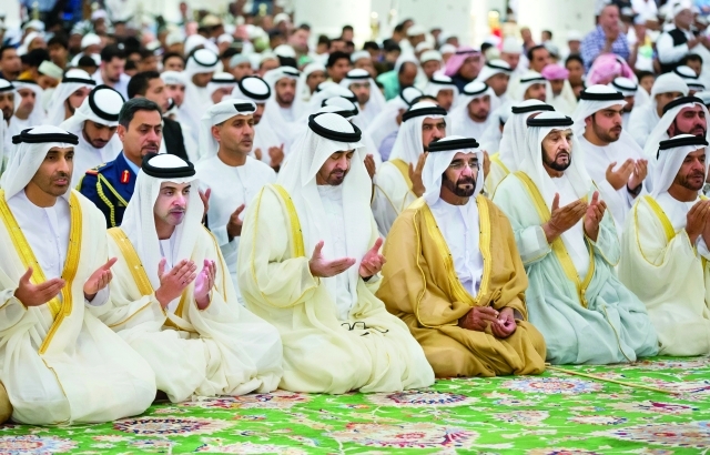 "محمد بن زايد وسيف بن محمد وهزاع وسعيد بن زايد"