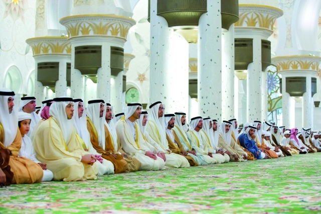 "محمد بن زايد وسيف وسرور بن محمد وهزاع وسعيد وعيسى ونهيان وسيف ومنصور وحامد وذياب بن زايد ومحمد بن بطي آل حامد"