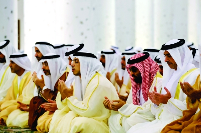 "سيف وطحنون ومنصور وذياب بن زايد"