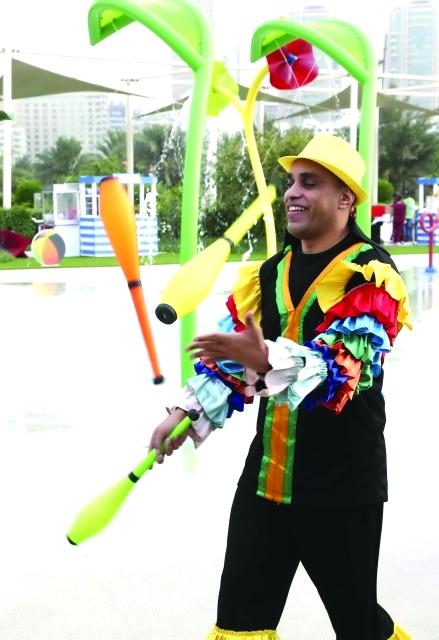 "أنشطة ترفيهية إكروباتية"
