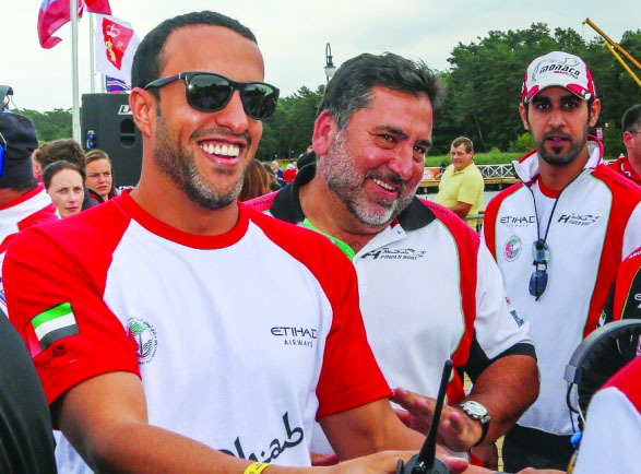 "■ فرحة الأبطال بالنتيجة"