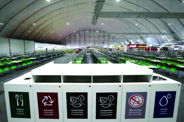 "■ مطعم القرية الأولمبية | رويترز"