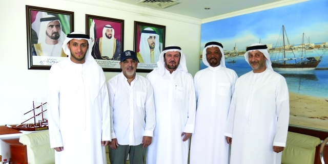 "■ عبدالملك جاني يتوسط خالد بن دسمال ومحمد حارب وهزيم القمزي ومحمد أبو الخير | البيان"