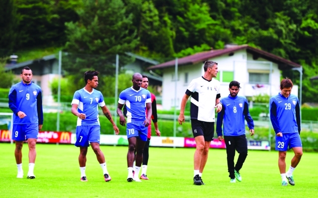 "■ العين يواصل تدريباته في فيينا | البيان"