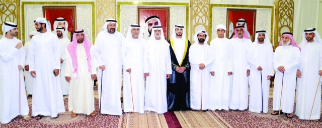 "سعيد بن طحنون خلال الحفل"