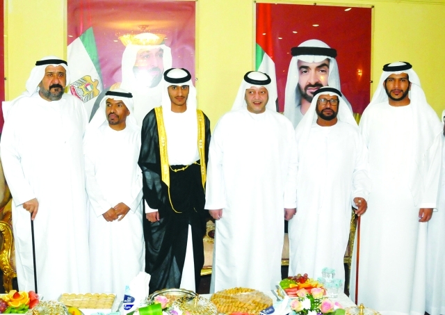 "■ سعيد بن طحنون خلال الحفل"