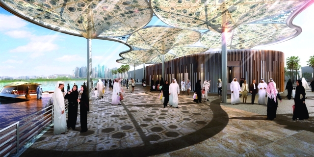 "مشروع محطة النقل البحري في «قناة دبي المائية»"