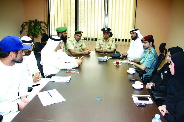 "■ خلال اللقاء المشترك بين شرطة دبي وإدارة الهجرة | البيان"