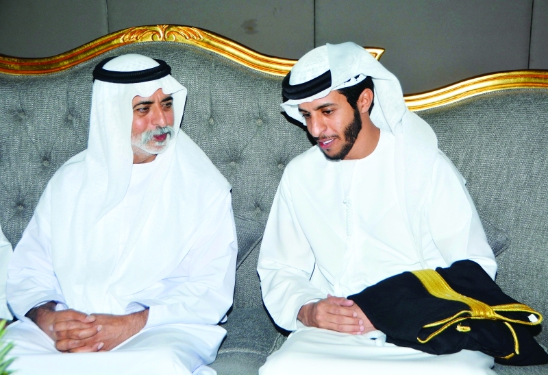 "نهيان بن مبارك والعريس سلطان الكتبي"