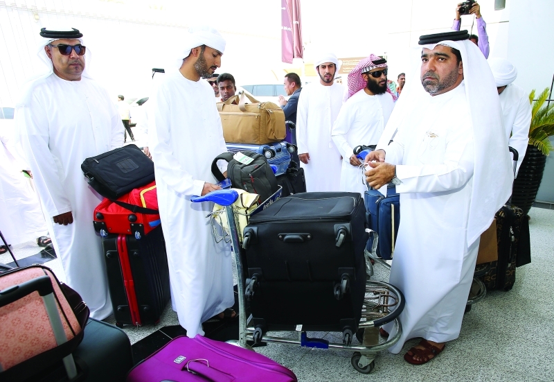 "■ أعضاء البعثة يصلون الأراضي المقدسة  |  البيان"