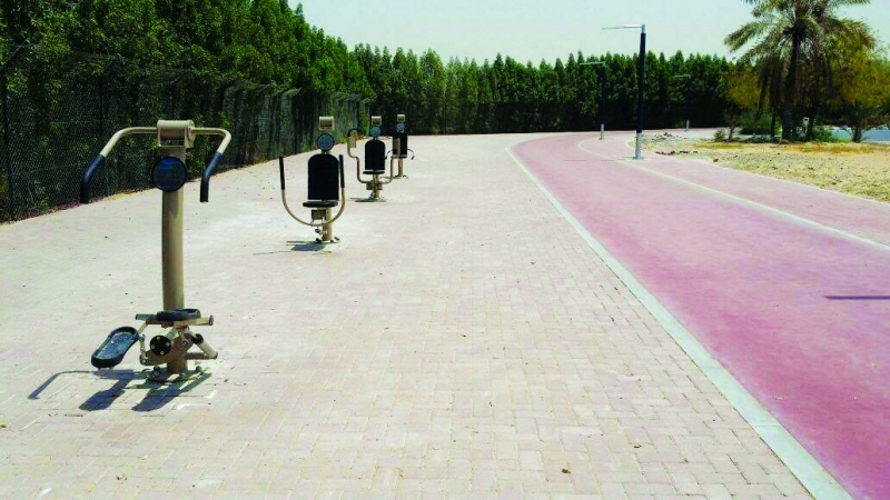 انتهاء تنفيذ ممشى رياضي في ضاحية واسط