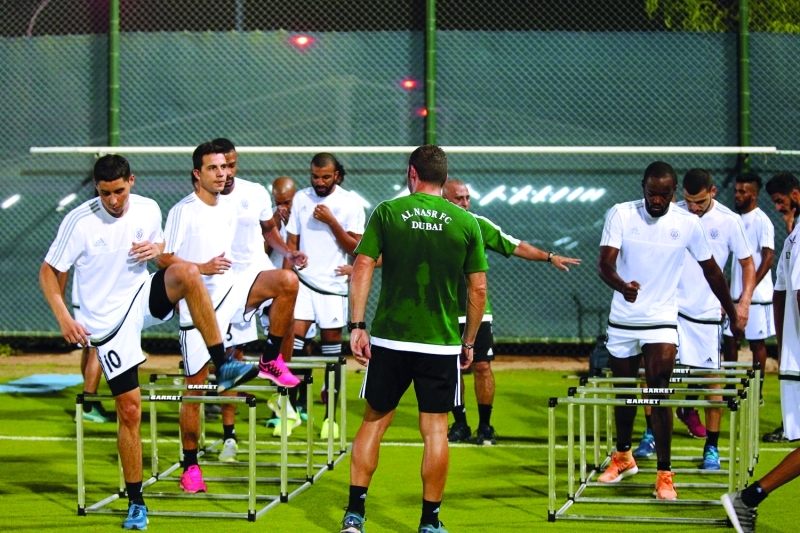 "■ استعدادات النصر قبل موقعة الجيش القطري | البيان"
