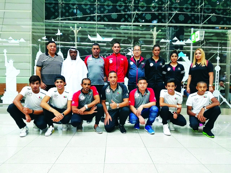 "■ بعثة منتخبات الإمارات للدراجات في الهند | البيان"