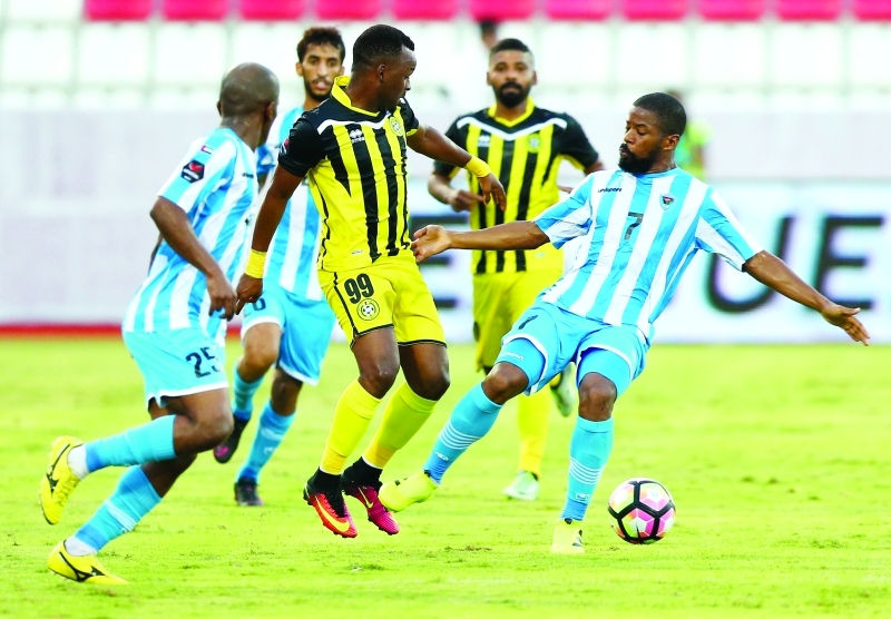 "■ من مباراة دبا الفجيرة واتحاد كلباء | تصوير - زيشان أحمد"