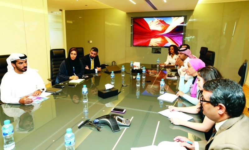 "خلال المؤتمر الصحفي الإعلان عن الهوية والرؤية الجديدتين البيان"