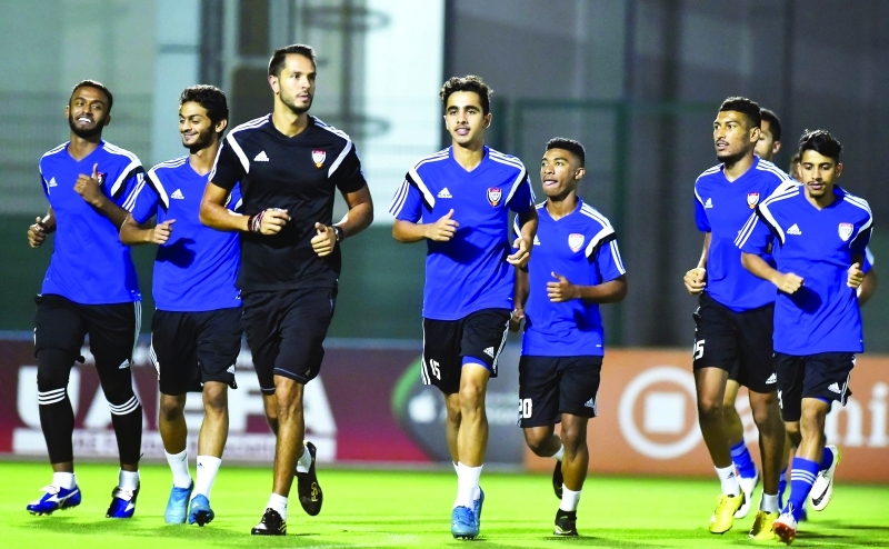 "■ منتخب الشباب يستعد للآسيوية في ملعب ذياب عوانة | البيان"